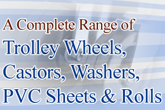 Shiv Plastics Industries, Trolley Wheels, Caster Wheels, Industrial Flanged Washer, Foot Valve Washers, Mud Flap, PVC Sheets & Rolls, PVC Strip Curtains, Gujarat